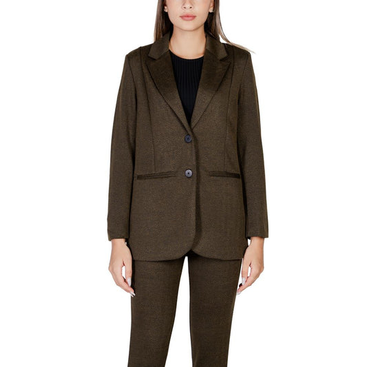 Costumes et blazers en polyester vert ICHI