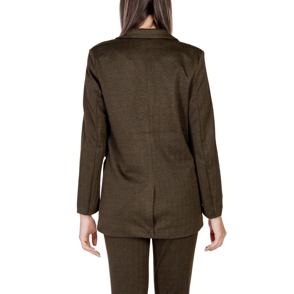 Costumes et blazers en polyester vert ICHI