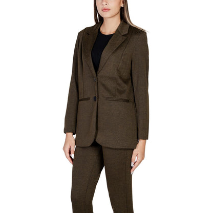 Costumes et blazers en polyester vert ICHI