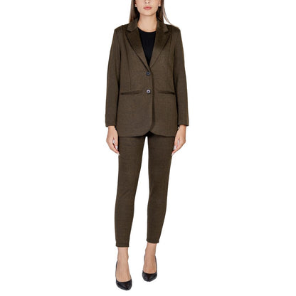 Costumes et blazers en polyester vert ICHI