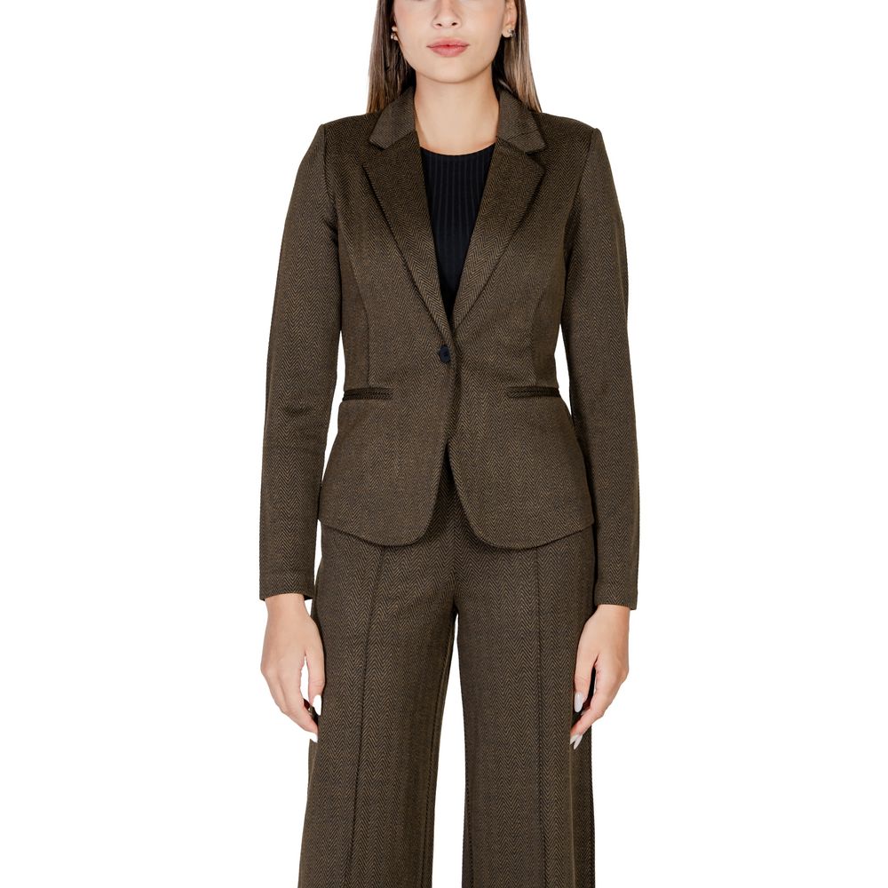 Costumes et blazers en polyester vert ICHI