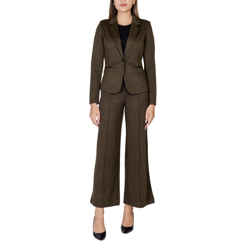 Costumes et blazers en polyester vert ICHI