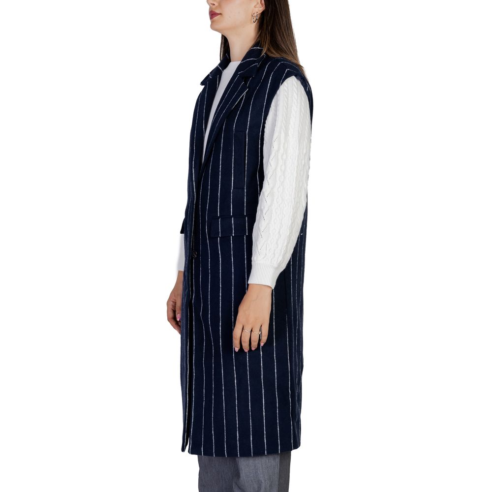 Vestes et manteaux en polyester bleu ICHI