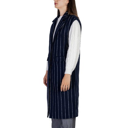 Vestes et manteaux en polyester bleu ICHI