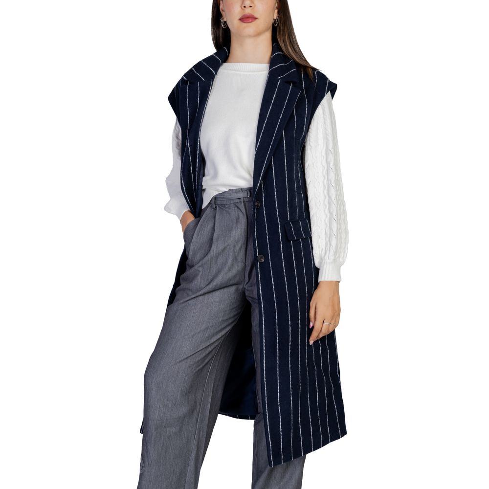Vestes et manteaux en polyester bleu ICHI