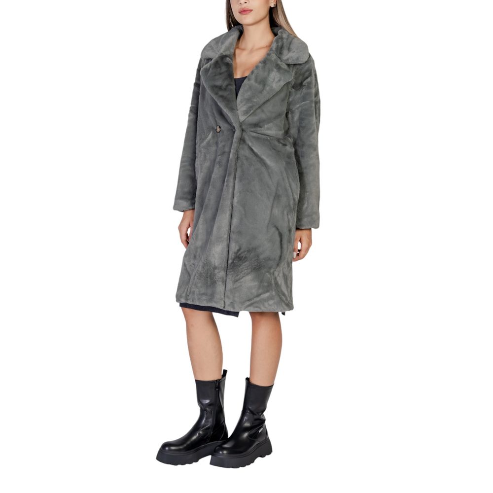 Vestes et manteaux en polyester noir ICHI