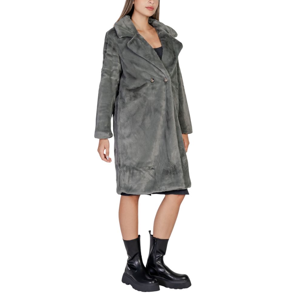 Vestes et manteaux en polyester noir ICHI