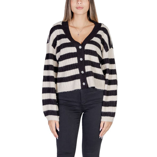 Cardigan beige en polyester Vero Moda