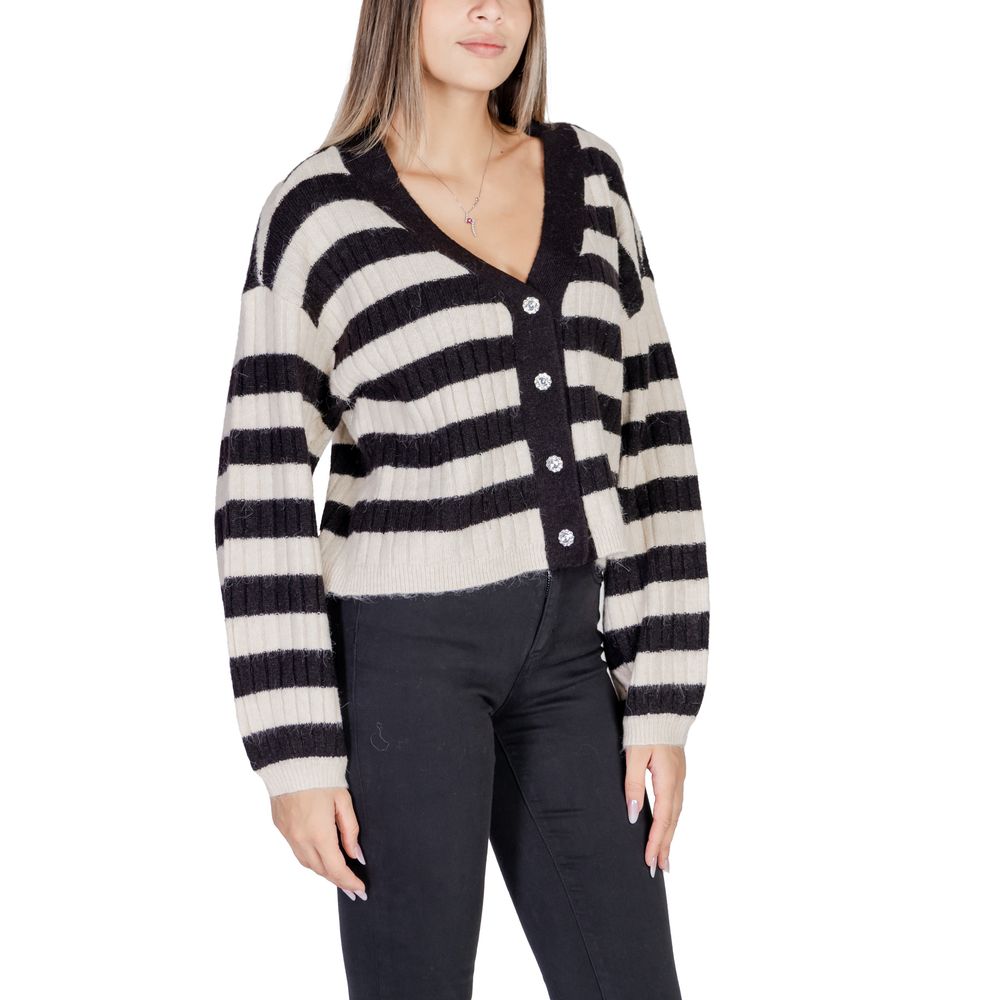 Cardigan beige en polyester Vero Moda