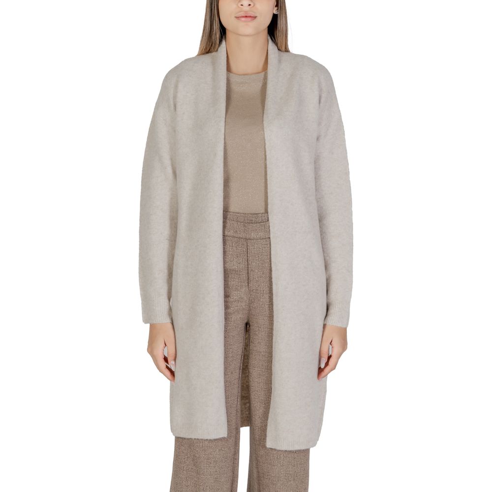 Cardigan en polyester beige Morgan De Toi