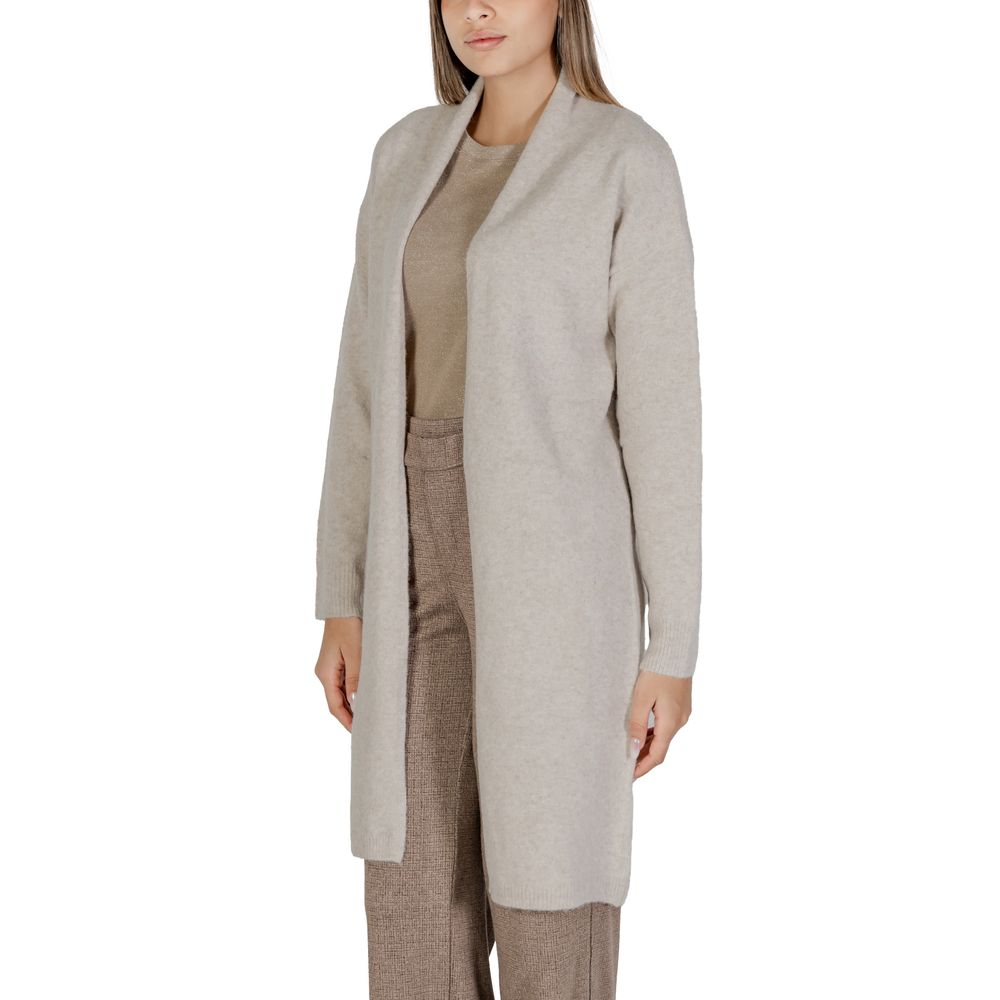 Cardigan en polyester beige Morgan De Toi