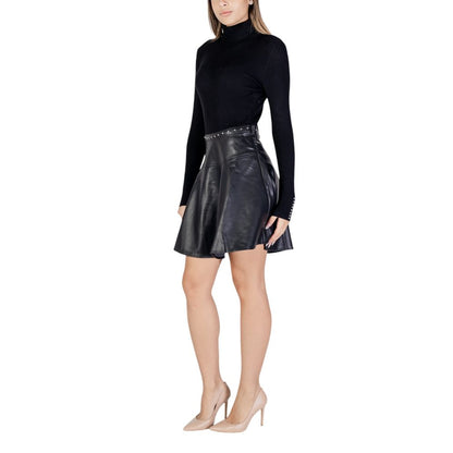 Morgan De Toi Black Viscose Midi by Morgan De Toi