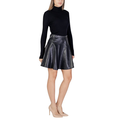 Morgan De Toi Black Viscose Midi by Morgan De Toi