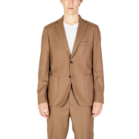 Blazer beige en polyester Hamaki-Ho
