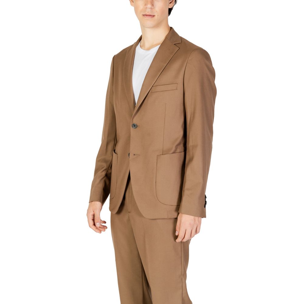 Blazer beige en polyester Hamaki-Ho