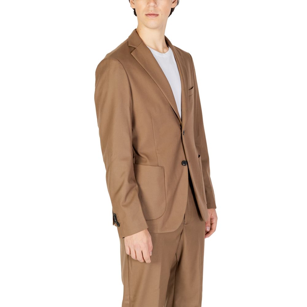 Blazer beige en polyester Hamaki-Ho