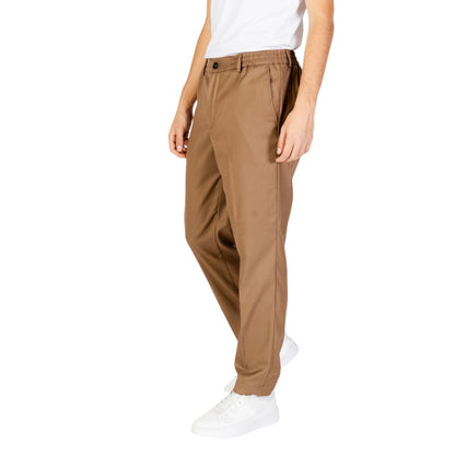 Hamaki-Ho Beige Polyester Pant by Hamaki-Ho