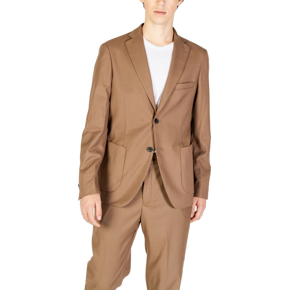 Blazer beige en polyester Hamaki-Ho