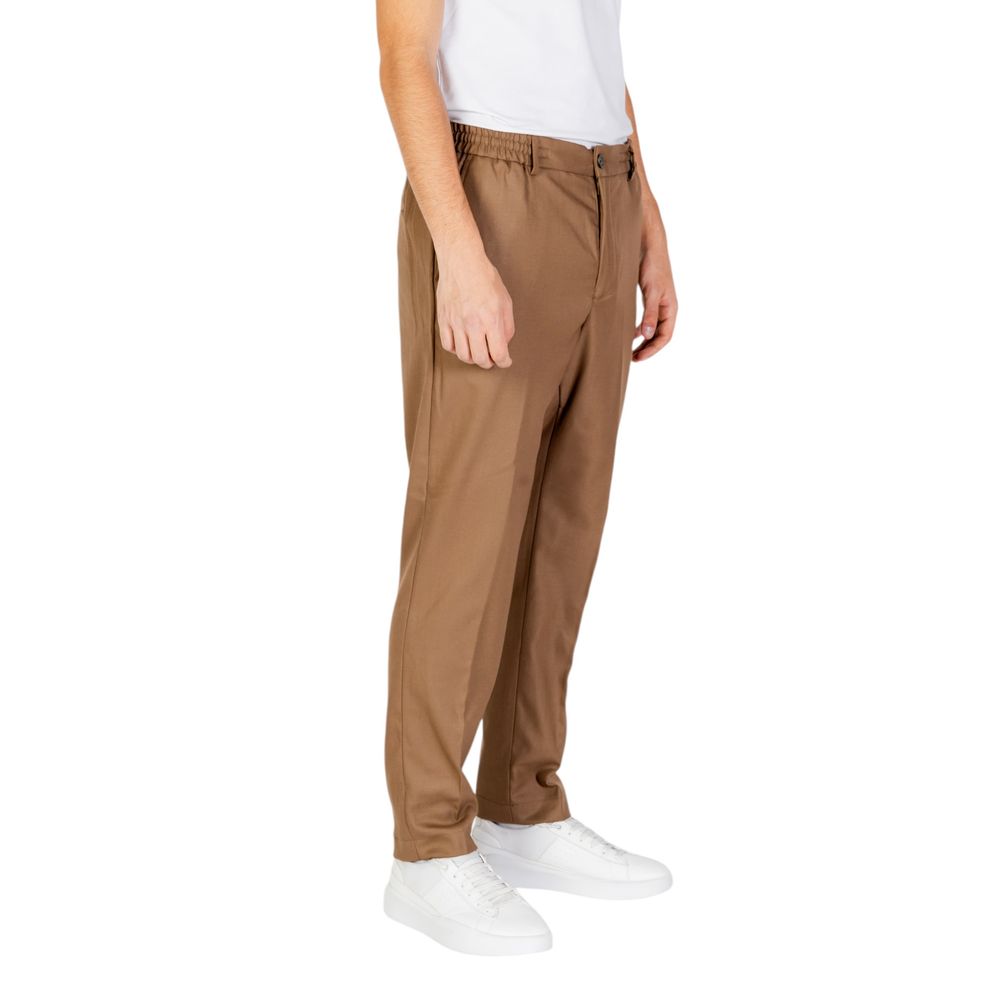 Hamaki-Ho Beige Polyester Pant by Hamaki-Ho