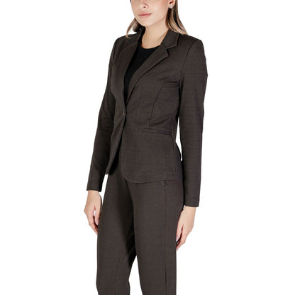 Costumes et blazers en polyester marron ICHI