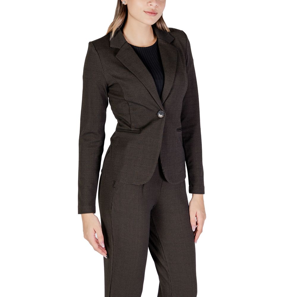 Costumes et blazers en polyester marron ICHI