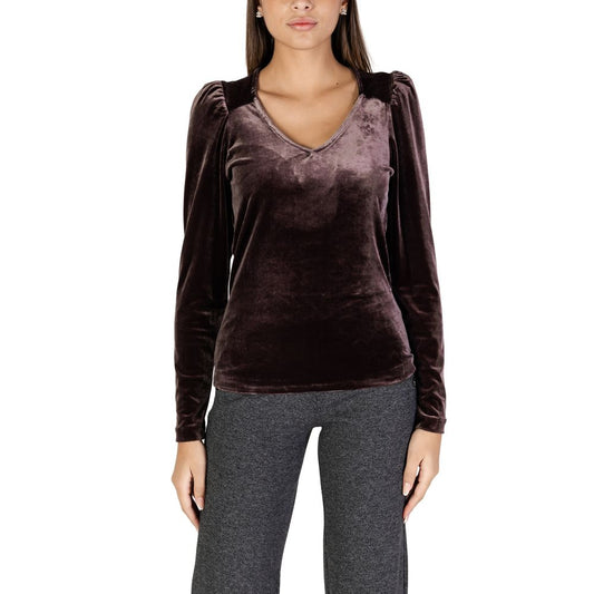 B.Young Brown Polyester Sportswear by B.Young