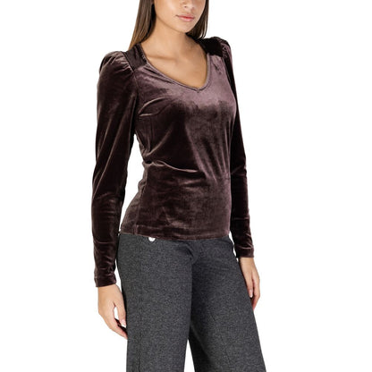 B.Young Brown Polyester Sportswear by B.Young