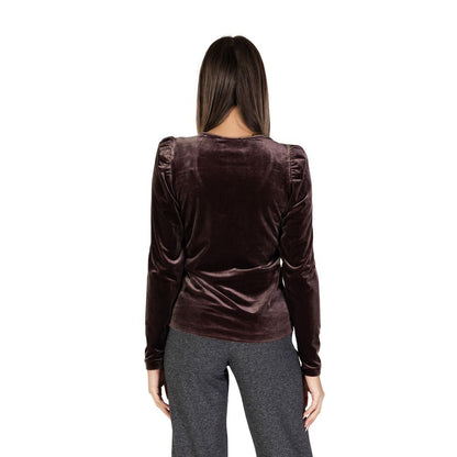 B.Young Brown Polyester Sportswear by B.Young