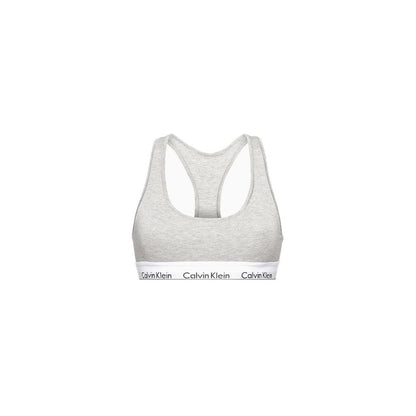 Soutien-gorge en coton gris Calvin Klein Underwear