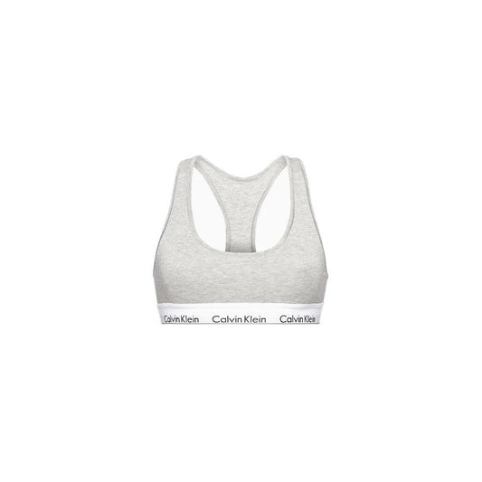 Soutien-gorge en coton gris Calvin Klein Underwear