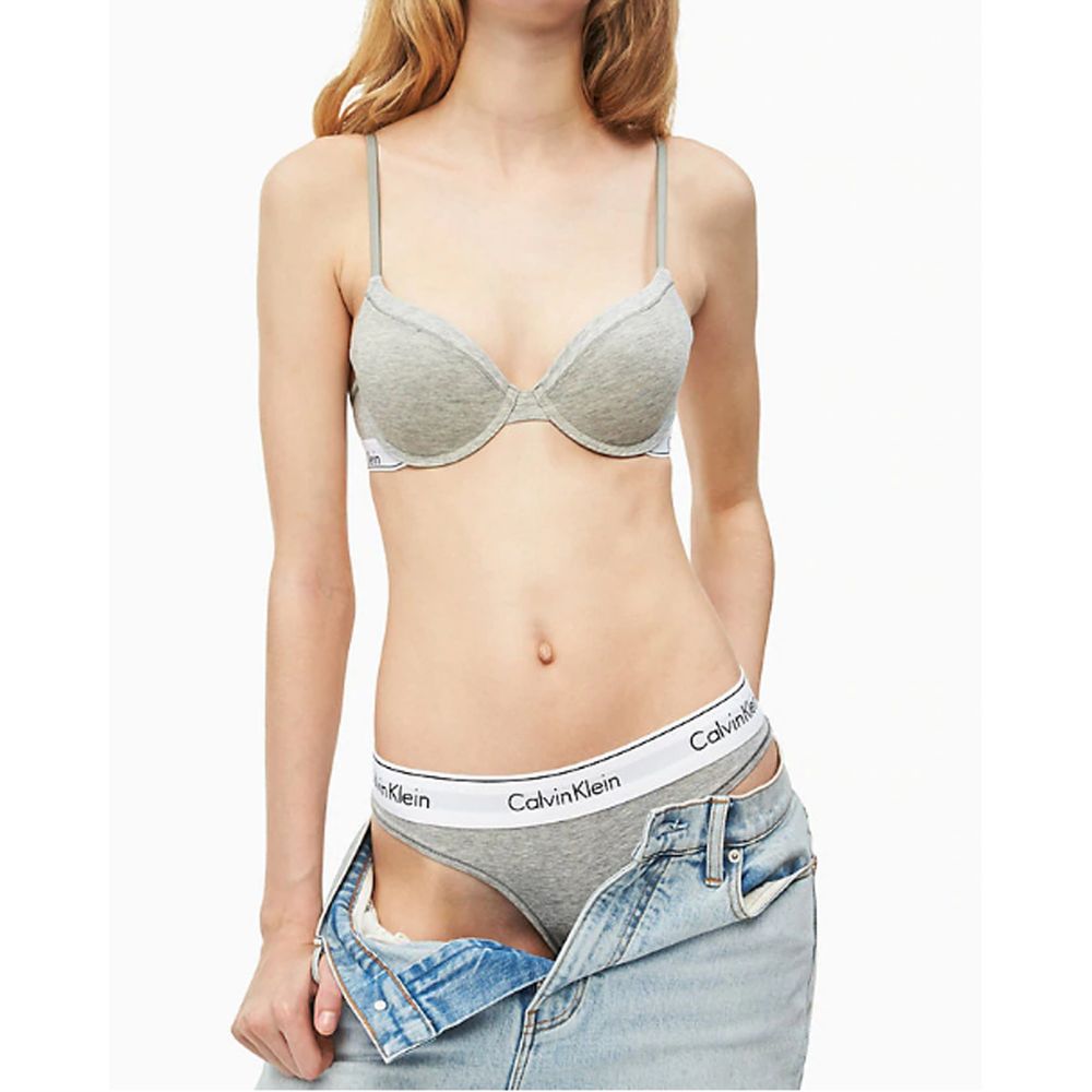 Culotte en coton gris Calvin Klein Underwear