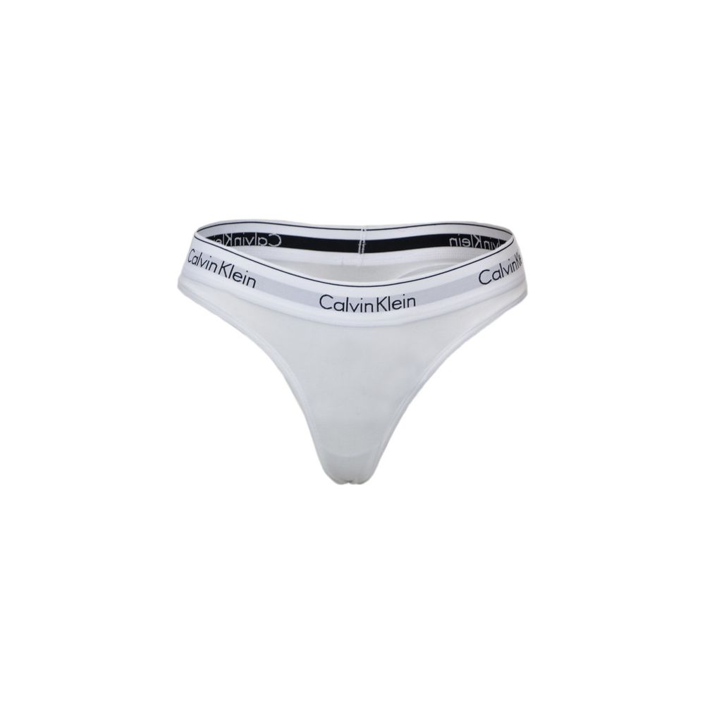 Calvin Klein Thong F3786E Katoen Modal Ondergoed Wit