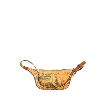 Sac banane en cuir beige Alviero Martini Prima Classe