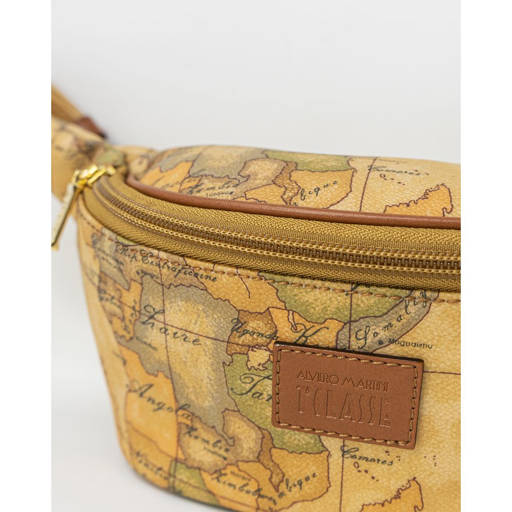 Sac banane en cuir beige Alviero Martini Prima Classe