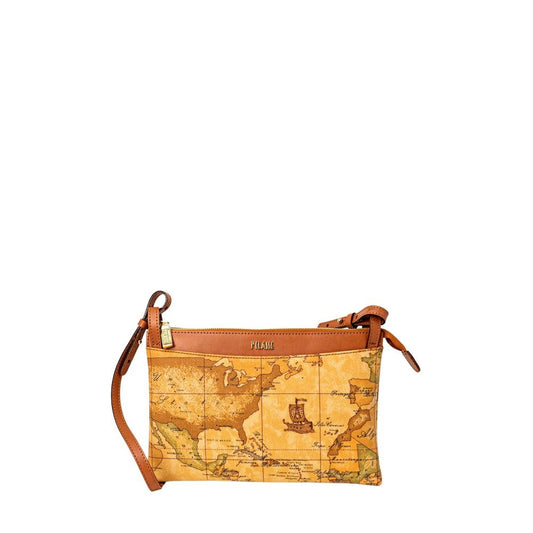 Alviero Martini Prima Classe Sac à main en cuir beige