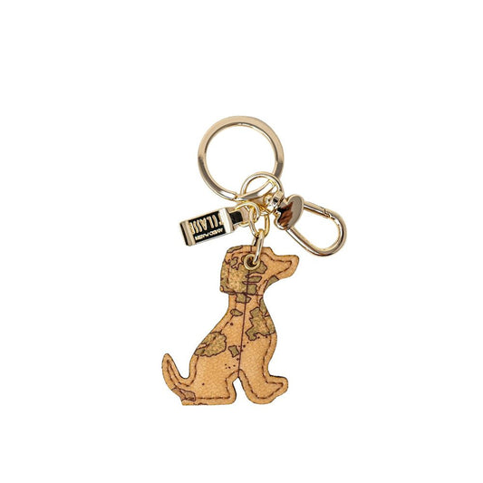 Alviero Martini Prima Classe Porte-clés en cuir beige