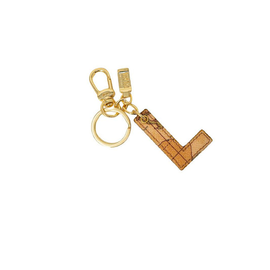 Alviero Martini Prima Classe Porte-clés en cuir beige