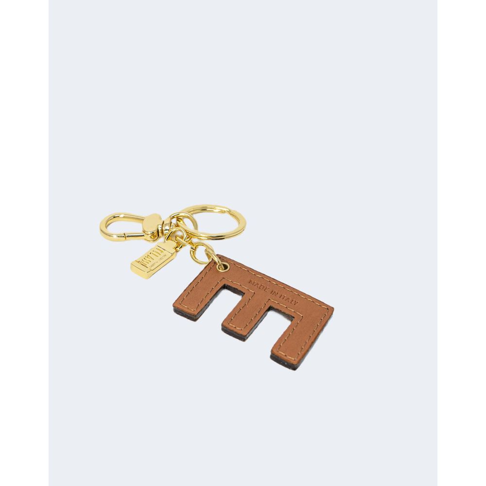 Alviero Martini Prima Classe Porte-clés en cuir beige