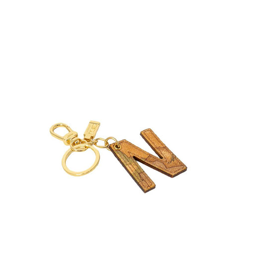 Alviero Martini Prima Classe Porte-clés en cuir beige