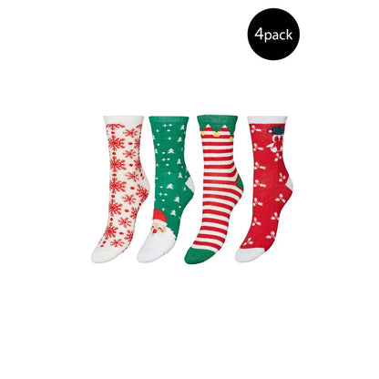 Collants et chaussettes en coton vert Vero Moda