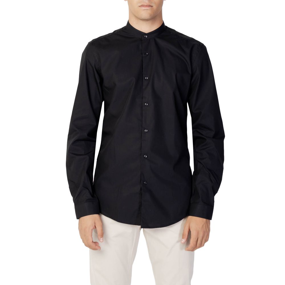Antony Morato Black Cotton Shirt by Antony Morato
