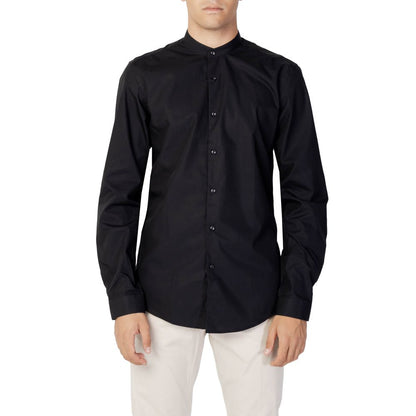 Antony Morato Black Cotton Shirt by Antony Morato