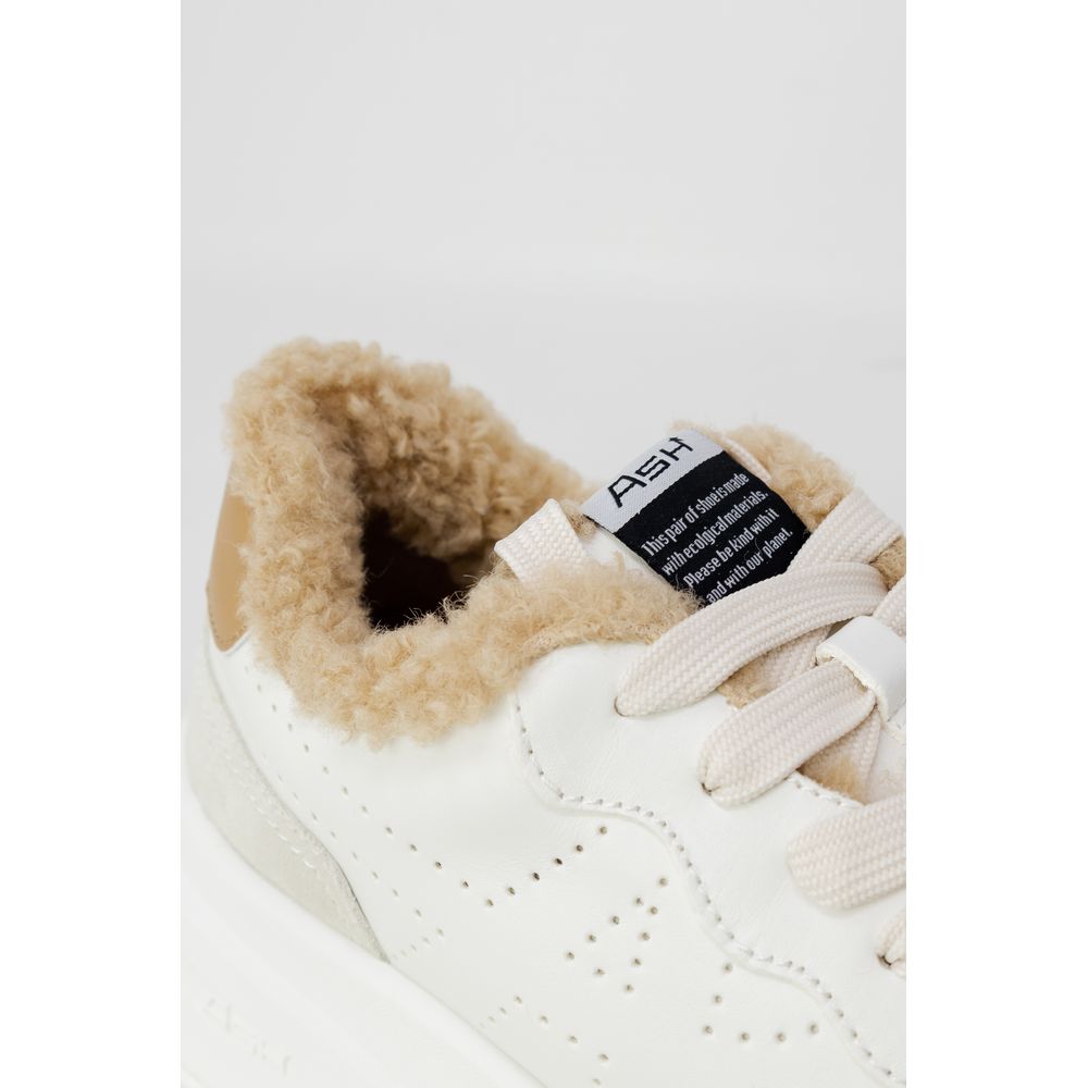 ASH Beige Leather Sneaker by ASH