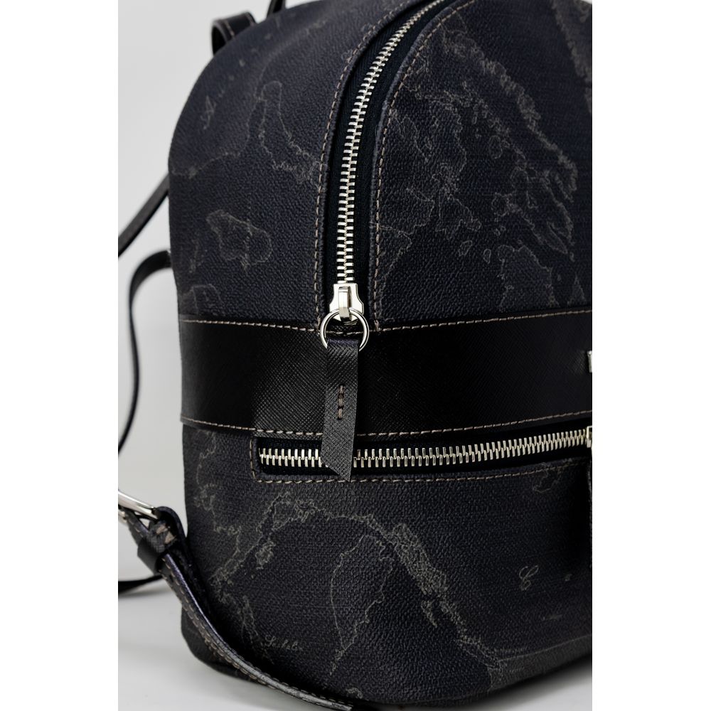 Sac à dos en cuir noir Alviero Martini Prima Classe