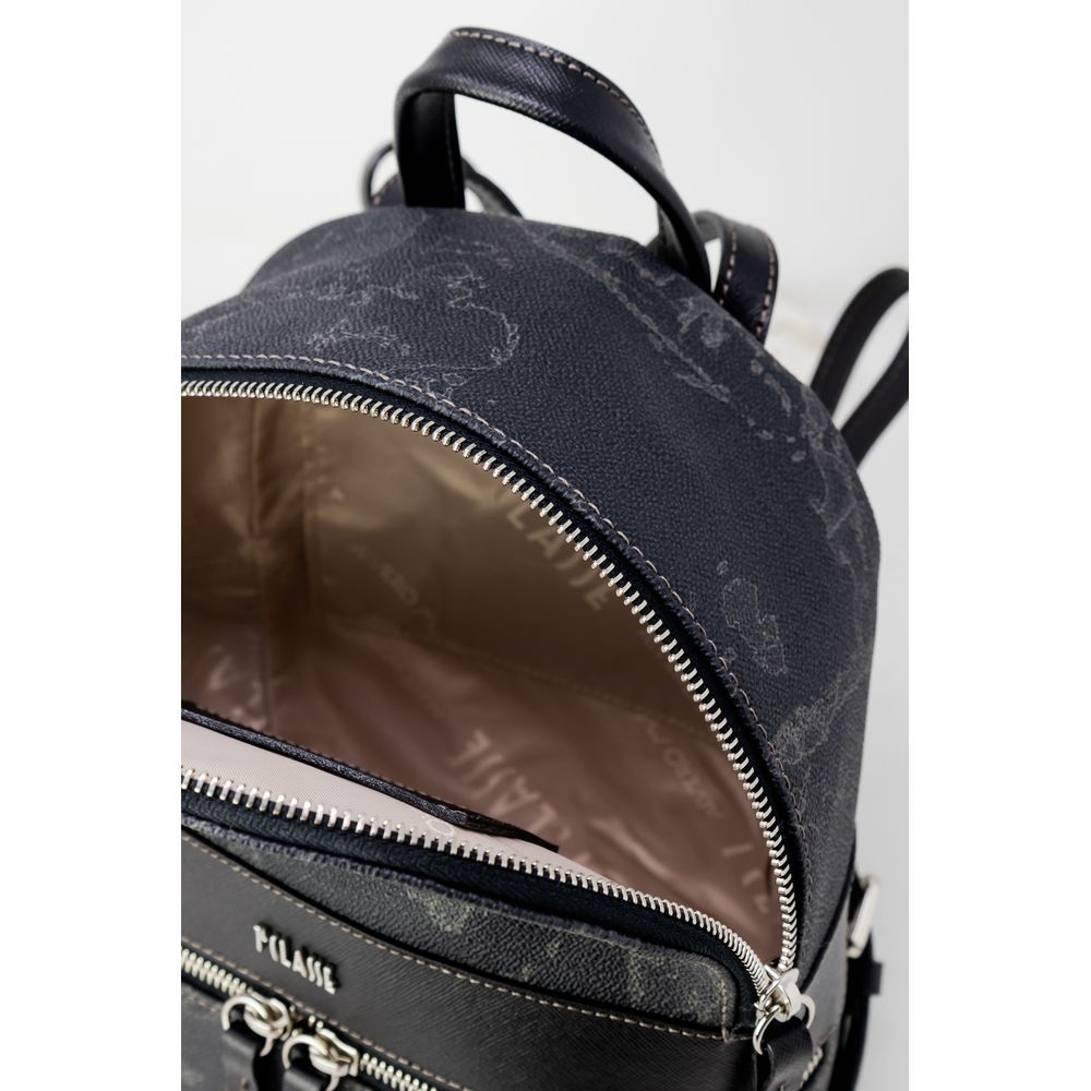 Sac à dos en cuir noir Alviero Martini Prima Classe