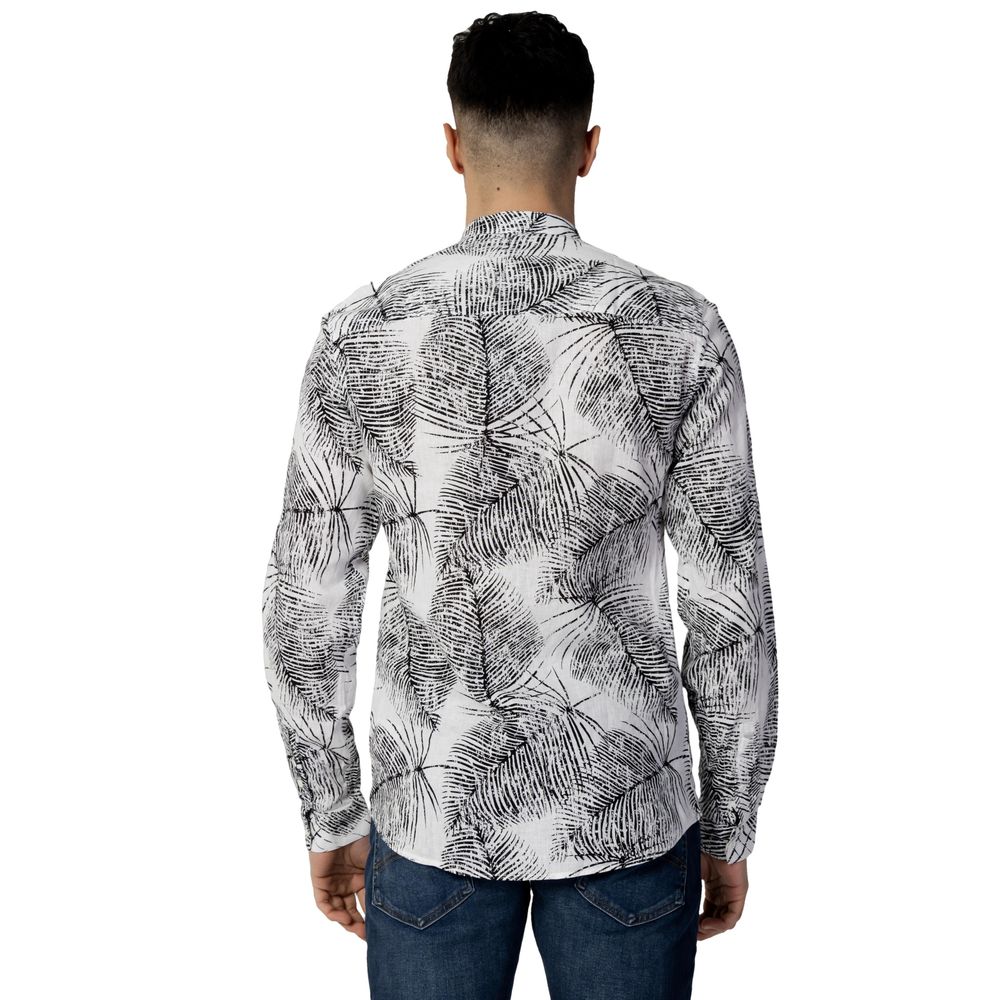 Antony Morato Black Linen Shirt by Antony Morato