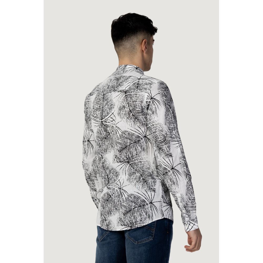 Antony Morato Black Linen Shirt by Antony Morato