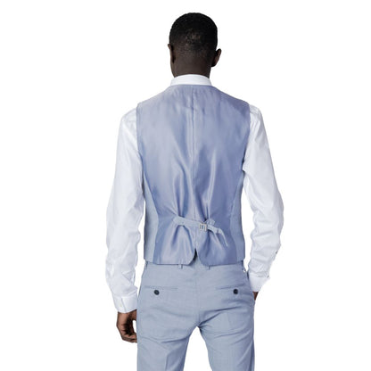 Gilet en polyester bleu Antony Morato