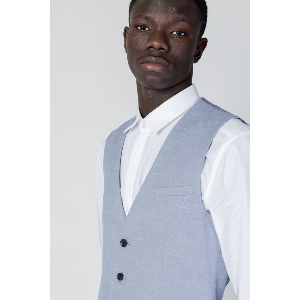 Gilet en polyester bleu Antony Morato