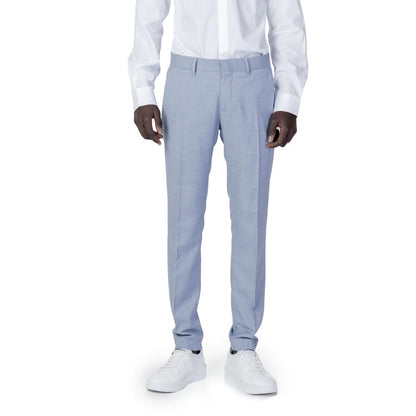 Antony Morato Blue Polyester Pant by Antony Morato